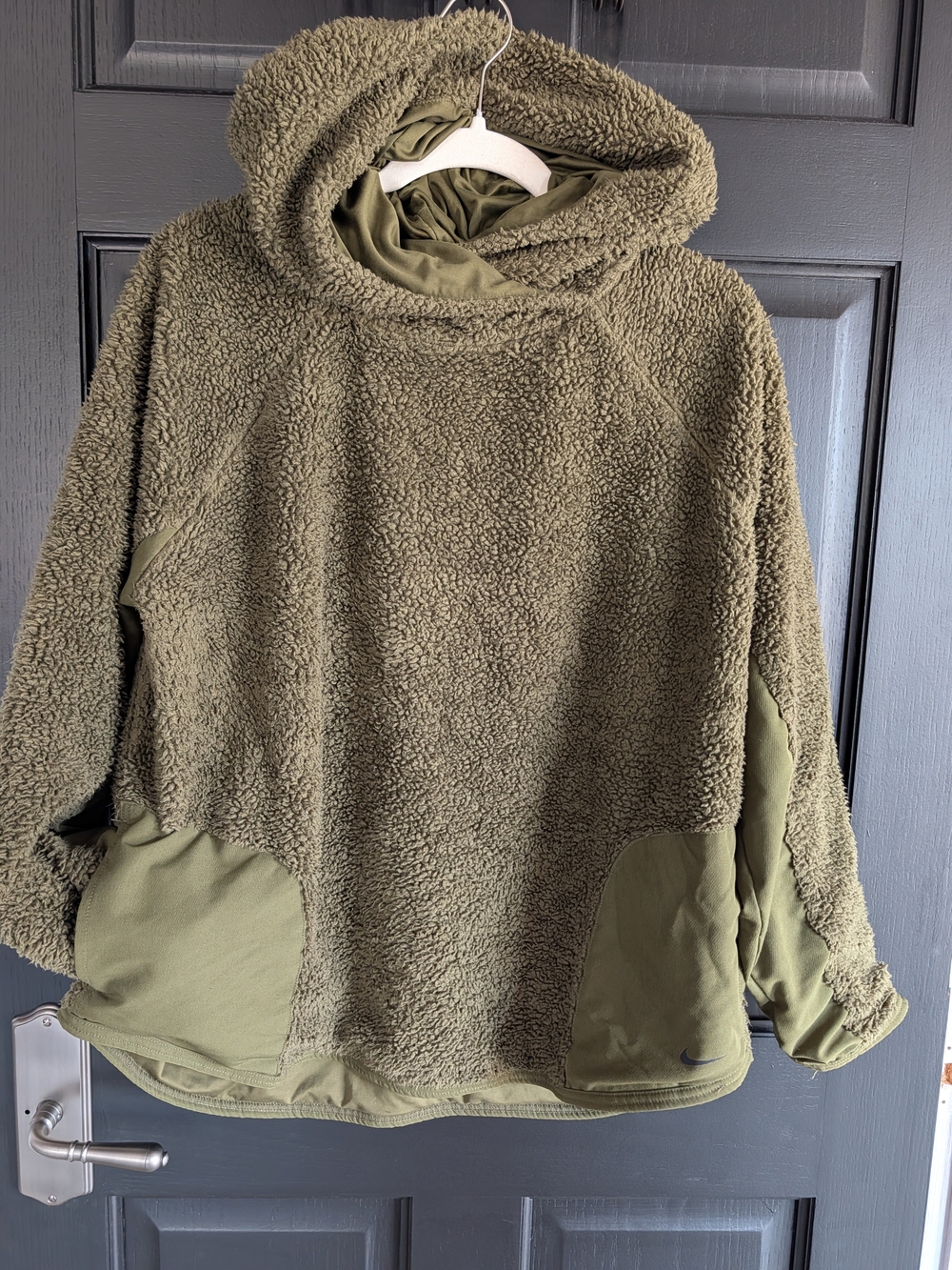 Women's Sherpa Thermal Pullover Olive Green